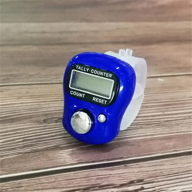 Electronic Digital Finger Ring Tally Counter Hand Held Knitting Row Counter Clicker NEW Mini Point Marker Counter LCD