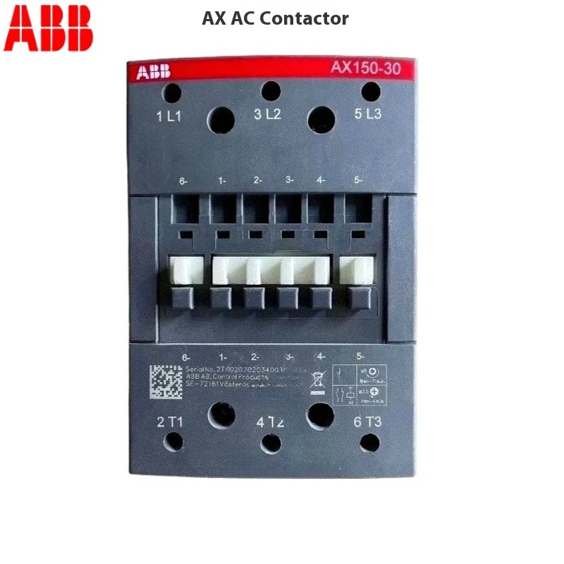 Contactor de CA ABB Serie AX AX95 AX115 AX150 24V 110V-120V 220V-230V 380V-400V