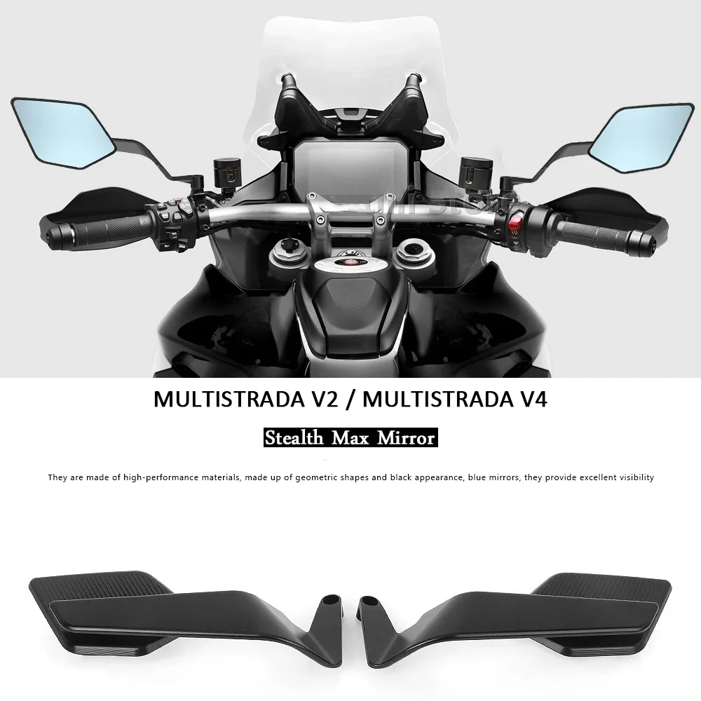 

For Ducati Multistrada V2 S V4 Rally S RS Pikes Peak Accessories Mirrors Stealth Winglets Mirror Adjustable Mirrors Motorcycle