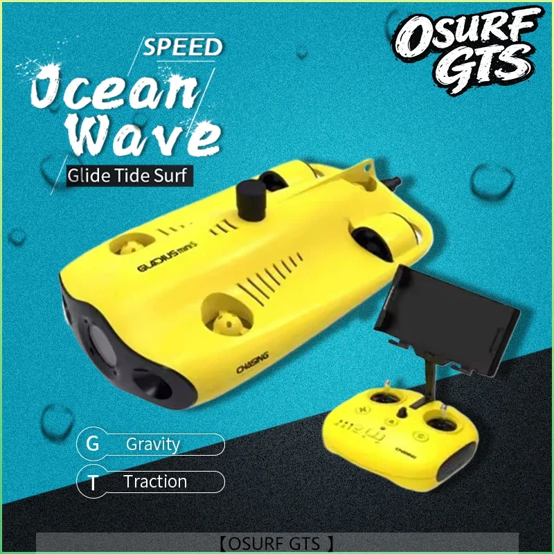 Ultra Endurance Underwater Drone IPX8 ROV Diving Equipment Omnidirectional Compact Underwater Camera for Rescue and Exploration