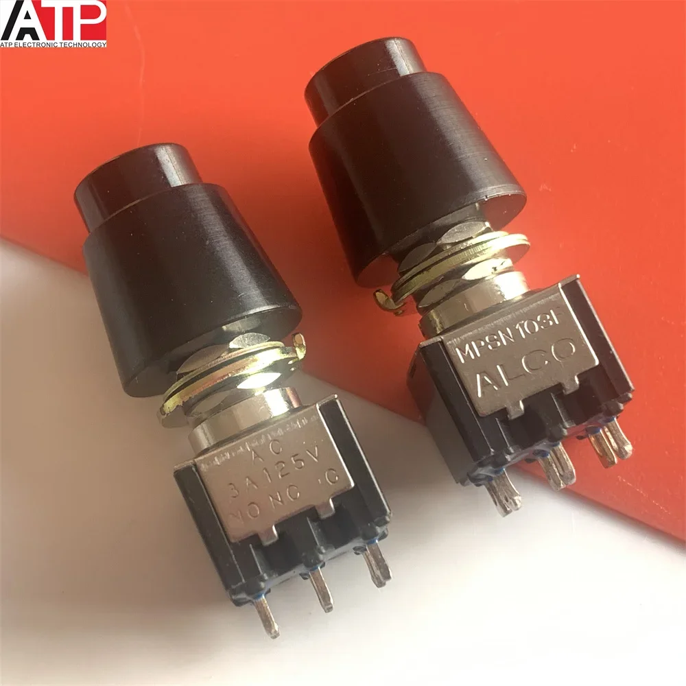 1PCS MPSN103F import dynamic reset switch 6 feet with lamp key switch genuine Original spot inventory