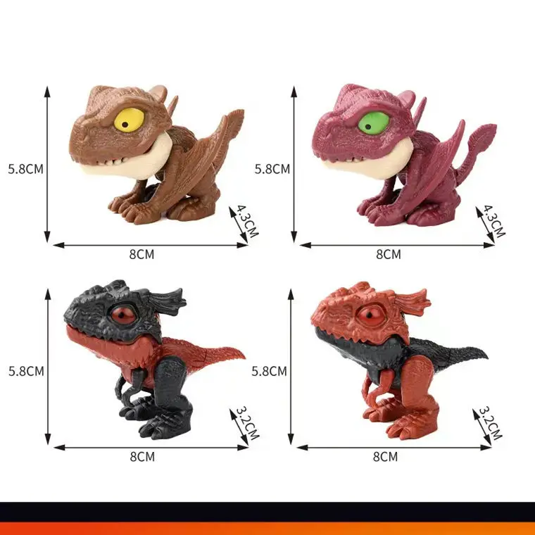 Zazazaza Action Figure Toy para crianças, modelo Tyrannosaurus Rex, modelos engraçados de dinossauros, brinquedo animal, ornamentos Presente