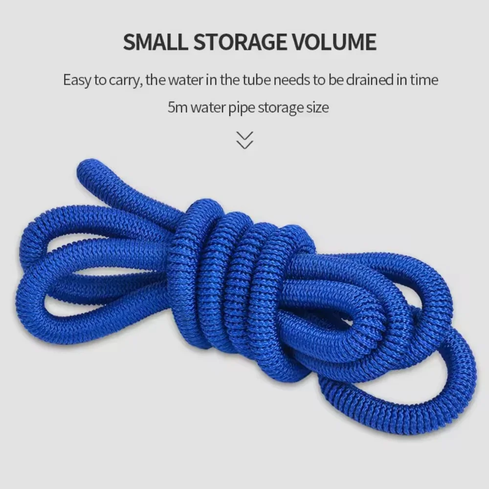 2.5 Meters/5 Meters Garden Watering Hose Water Expandable Hose High Pressure Car Wash Flexible Magic Hose Pipe Household