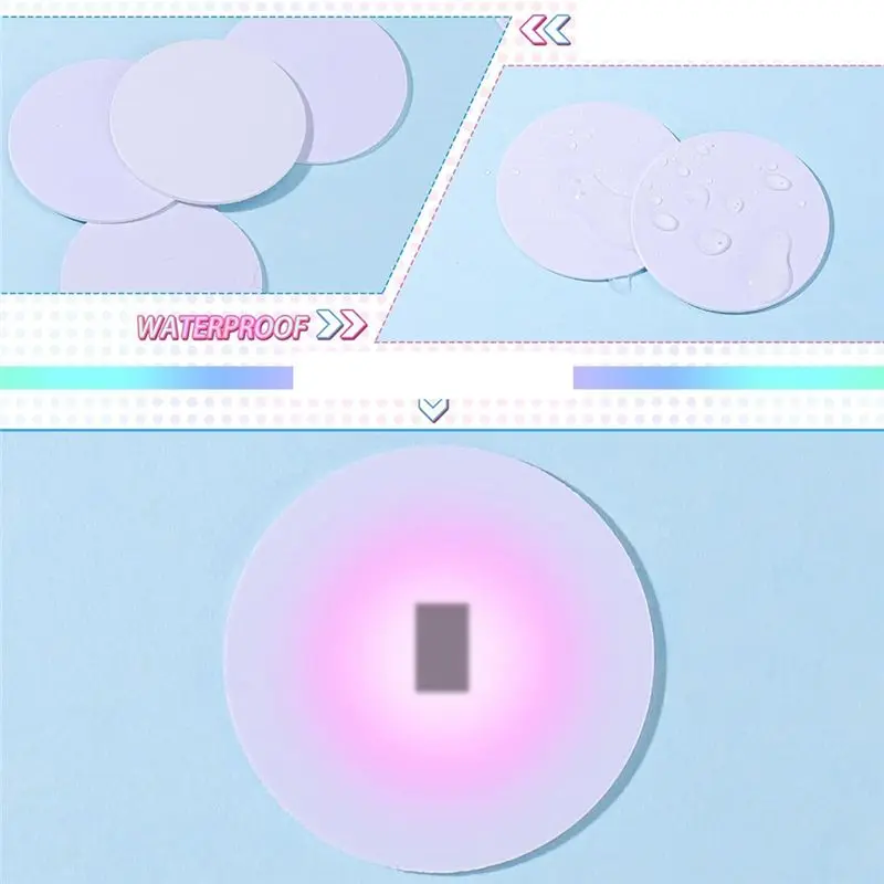[NEW A09R!】 Tagsntag 215 Sticker Chip Round Tag Rewritable Card Sticky Back Enabled Cell Phone Device