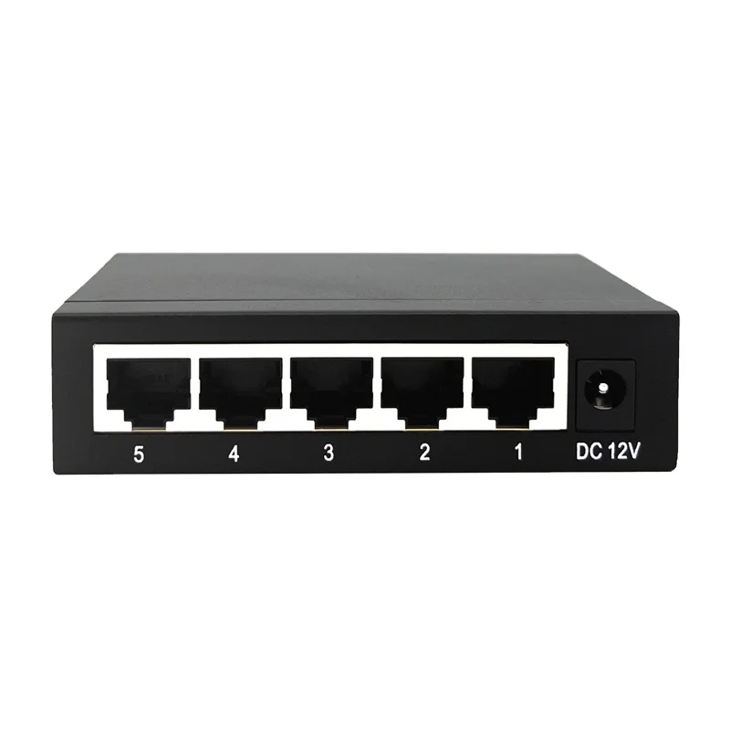 Ethernet Switch 5 Port Rack Mount 5-port Gigabit Poe Switch 5 Ports Poe