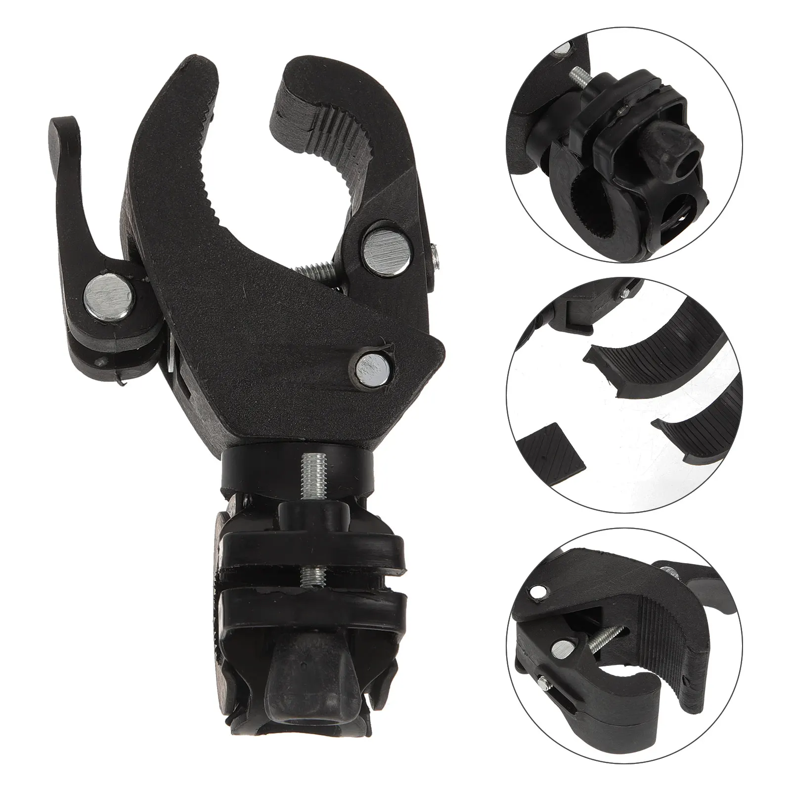 

2 Pcs Flashlight Holder Bicycle Mounting Bracket Bike Headlight for Metal Child