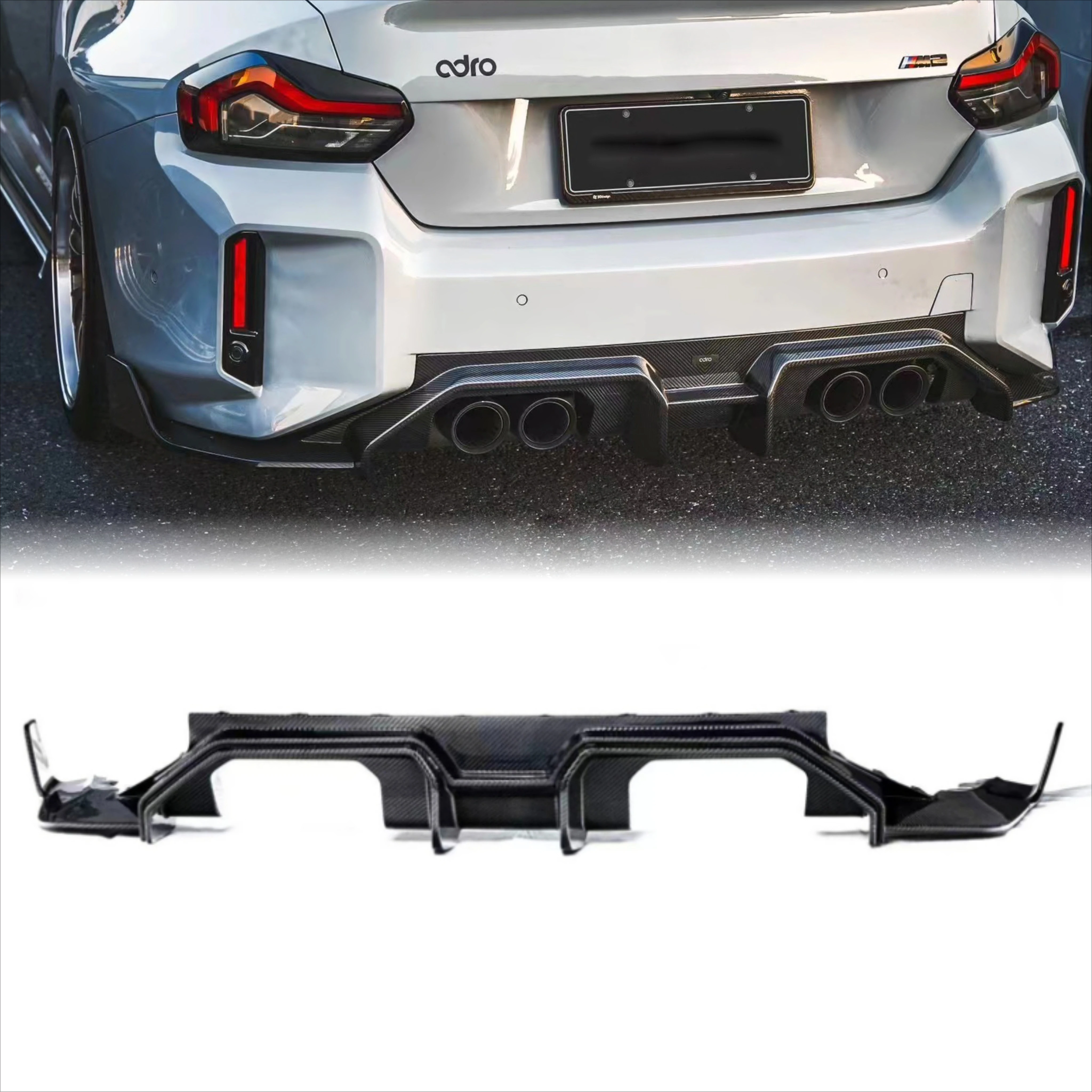 

Задний диффузор G87 M2 Dry Carbon Fiber AD