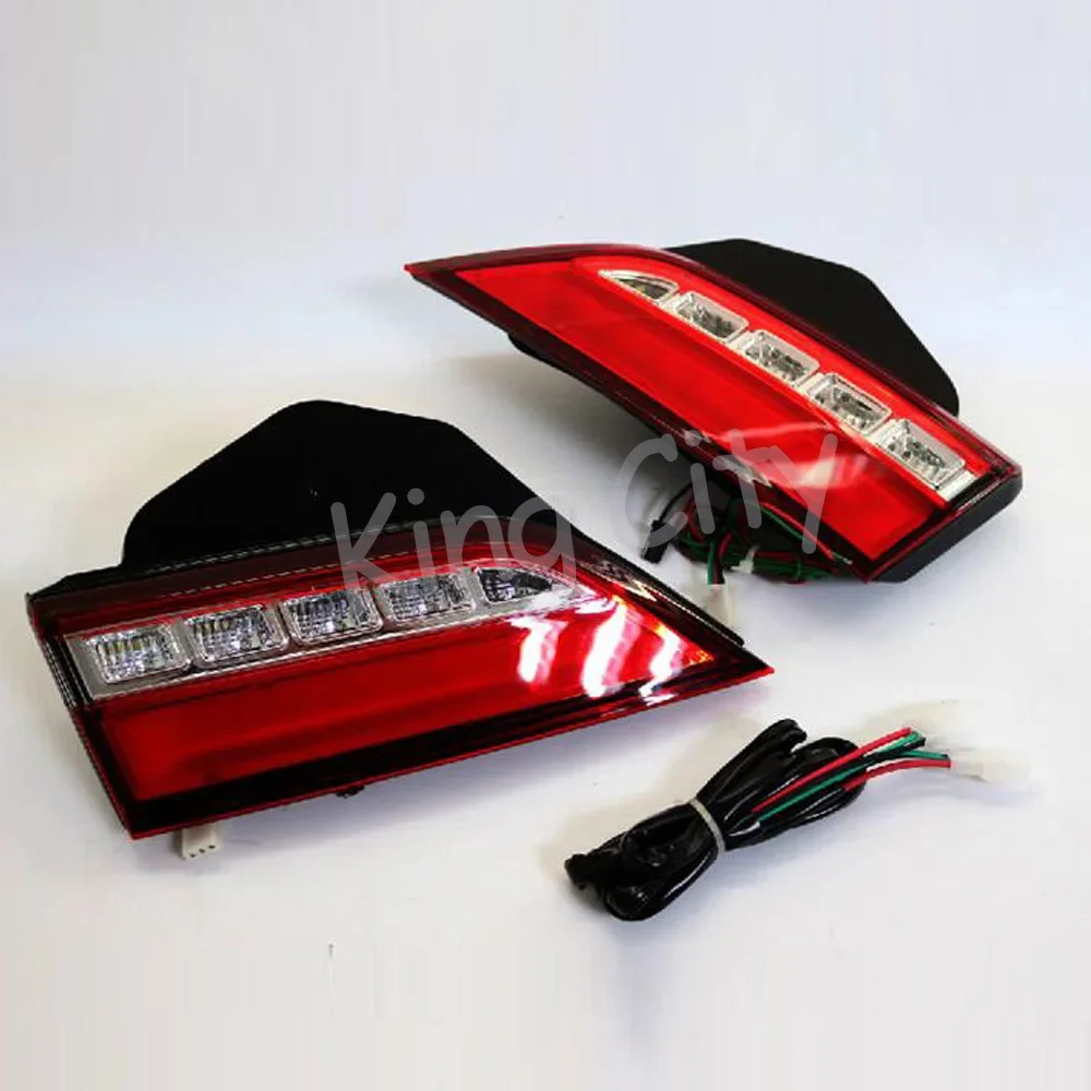 CAPQX 2PCS/set For Honda Jade 2013-2018 LED Rear inner Taillight Brake Tail Light stop light Headlamp Headlight
