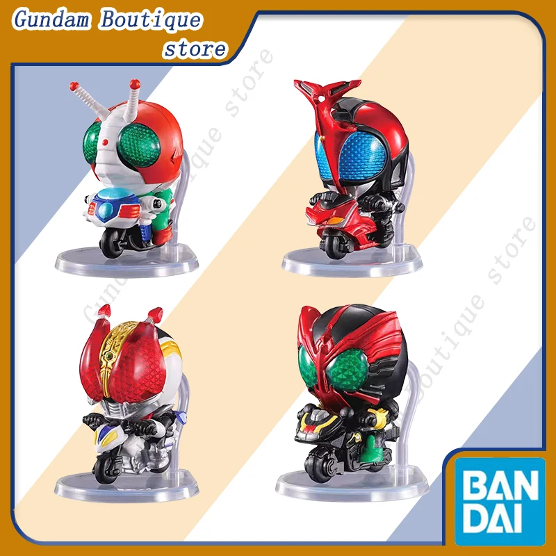 

Bandai натуральная Gashapon Kamen Rider Action Ride 3 Den-O Kabuto V3 аниме фигурка Коллекционная модель игрушки украшения подарок ребенку