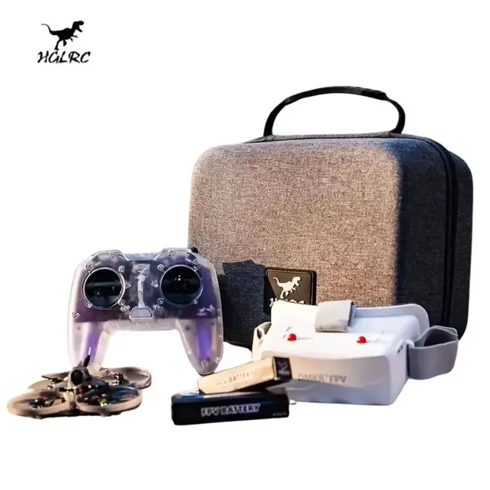 

HGLRC Petrel 85 Whoop FPV Drone 2 Inch/85mm RTF Set - C1 RC & 5.8G Goggles for Beginner Pilots