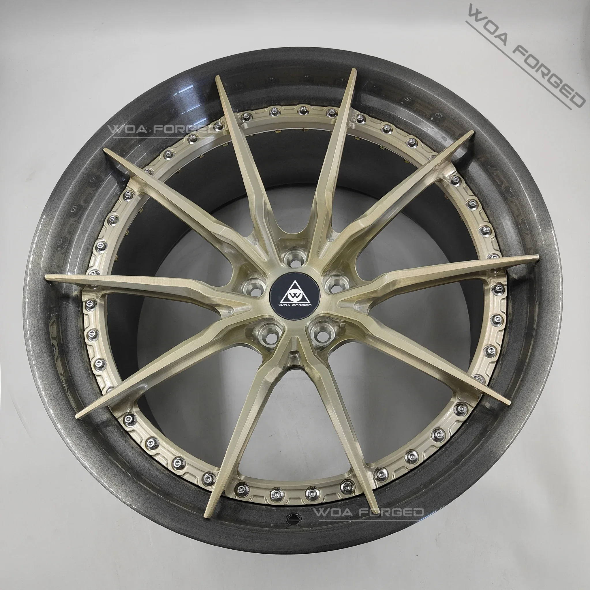P104SC Forged Wheels 2 Piece Factory Custom Passenger Car Forged Wheels Alloy for  Aluminum Wheels Ultra Light  Inch Rim for HR
