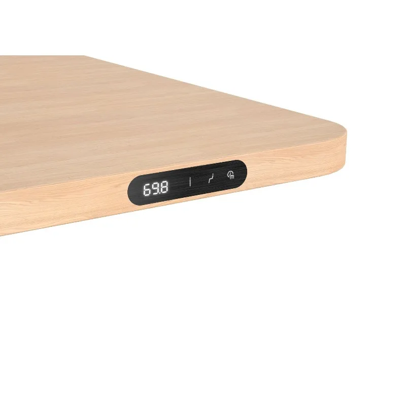 

Simple and stylish desktop integrated anti-fingerprint printing brushed lifting table hand controller