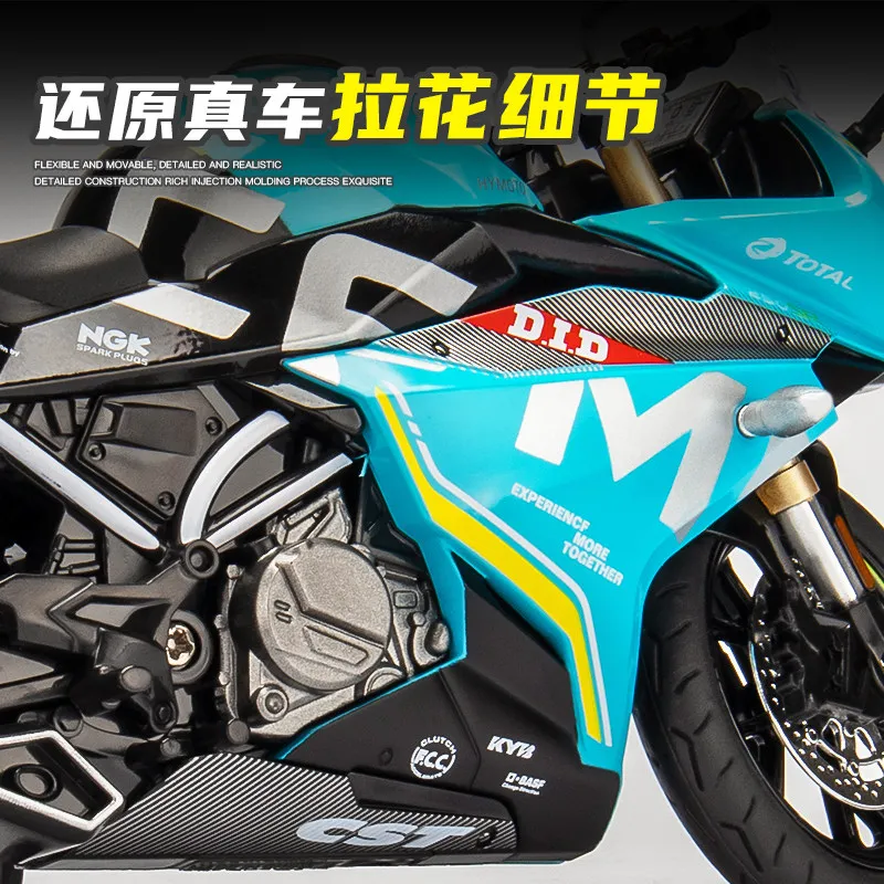 1:12 Spring Breeze CF 250SR Diecast Motorcycle Model Toy Replica With Sound & Light birthday gift christmas gift Collection bike