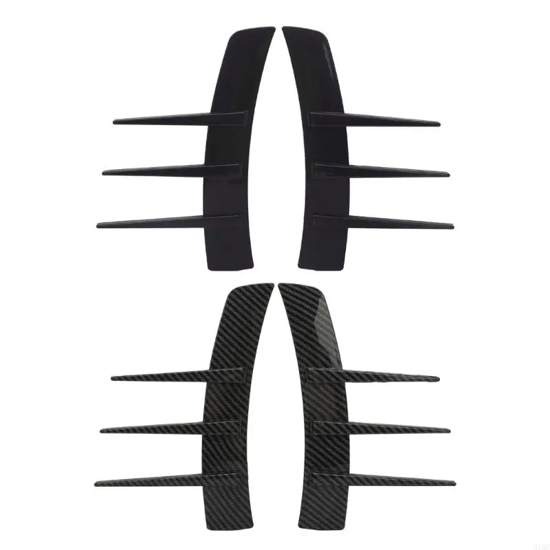 

31BC Car Fenders Side Vent,ABS Spoiler, Fenders Decorative Stickers, Air Flow Intake Hole Grille Exterior Accessories