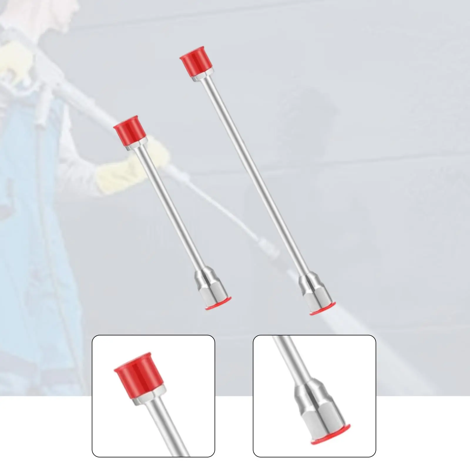 Haste mal ventilada do pólo da extensão do pulverizador da pintura profissional, liga de alumínio, portátil, varinha do pulverizador da extensão dos dispositivos para a limpeza do pátio