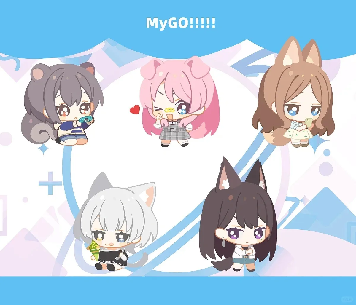 BanG Dream Plate Desk Decor MyGO Standing Ave Mujica Collection Ornament Doloris Tomori Takamatsu Acrylic Doll Mutsumi Wakaba