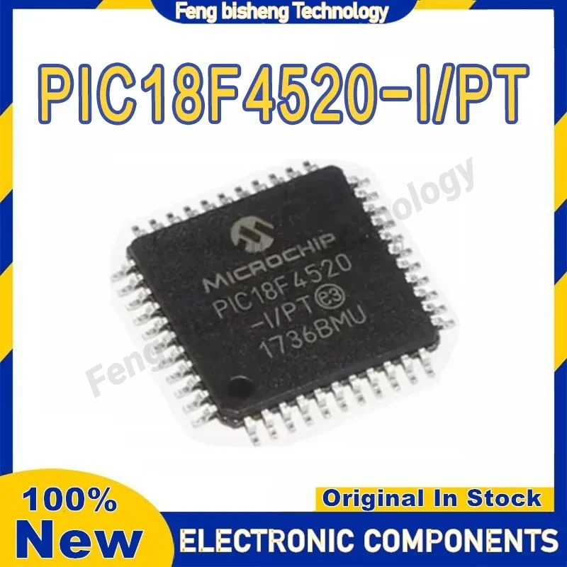 

5PCS PIC18F4520-I/PT PIC18F4520-I PIC18F4520 PIC18F PIC18 PIC IC MCU Chip TQFP-44 in Stock 100% New Originl