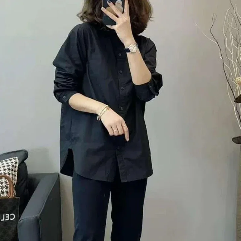

Long-sleeved Shirt for Women in Spring and Autumn New Fashionable Age-reducing Layered Inner Long-sleeved Top XQ518