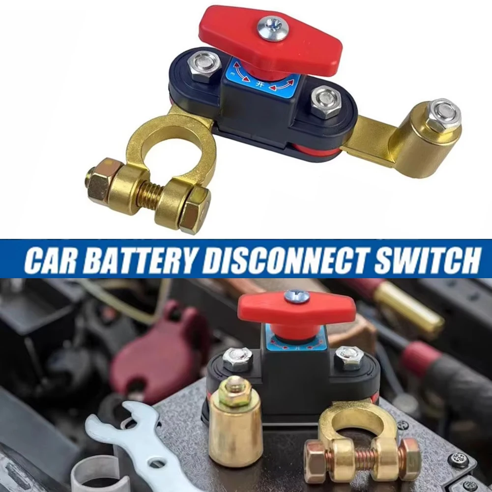 Auto-Batterie-Trennschalter Bidirektionaler Schalter Drehbarer Trennschalter Anti-Stromausfall Leckstromschutzschalter 12-24V