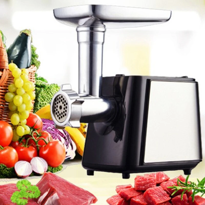 Automatic Sausage Stuffer with Copper Motor, Heavy-Duty Meat Grinder for Home/Commercial Use, Detachable Parts for Quick Wash