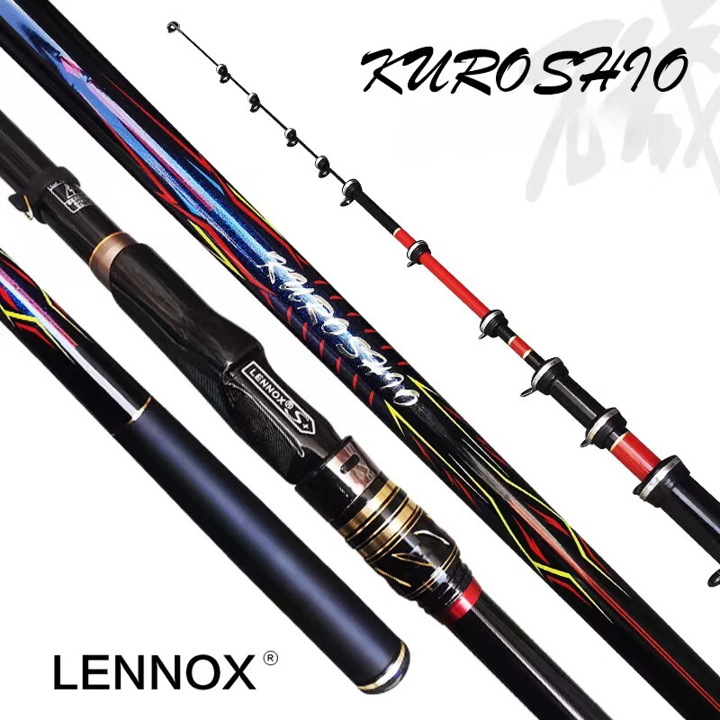 LENNOX Rock Fishing Rod Full Oblique Guide Ring Long Range Throwing Rod Carbon Ultra Light Ultra Soft Lake Reservoir Fishing Rod