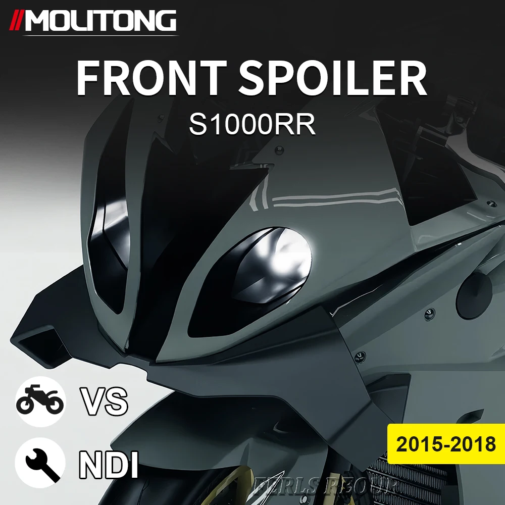 

For S1000RR 2015-2018 Motorcycle Downforce Winglet Aerodynamic Wing Front Spoiler Kit S1000RR 2018 New Accessories Front Spoiler