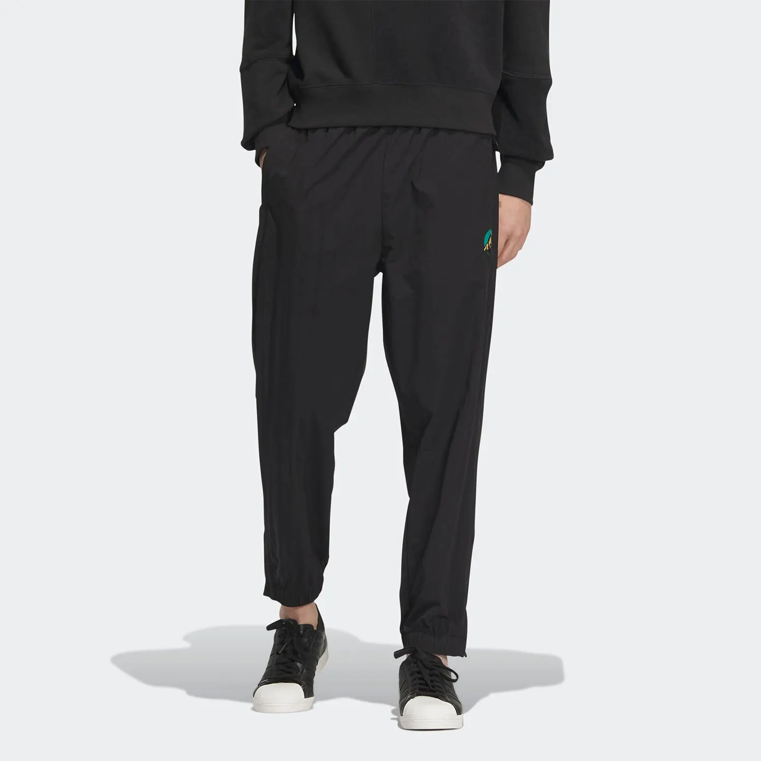 

Adidas Original, мужские летние новые тканые спортивные брюки с тремя полосками IK8621