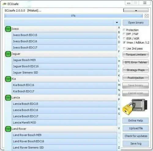 ECU Safe 2.0 الأكثر مبيعًا ECUSafe 2.0 ECU ECM 2.0 أداة تشخيص CD DVD برنامج للسيارات والشاحنات CD USB يعمل مع KESS