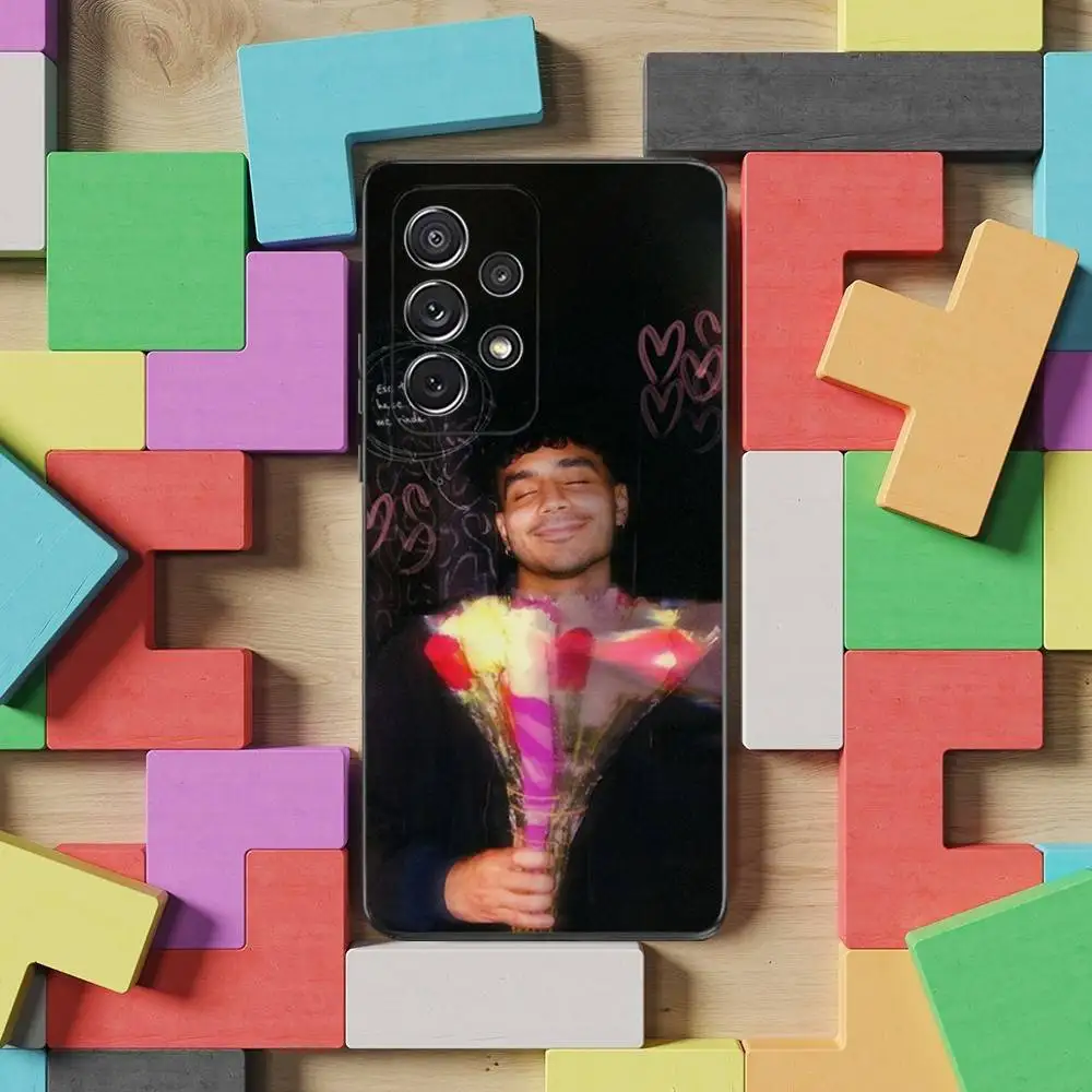 حافظة هاتف Singer A-Alvaro D-Diaz لهاتف سامسونج S25، S24، S23، S22، S21، S20، S10، Ultra، Plus، Lite، FE، غطاء أسود من السيليكون الناعم