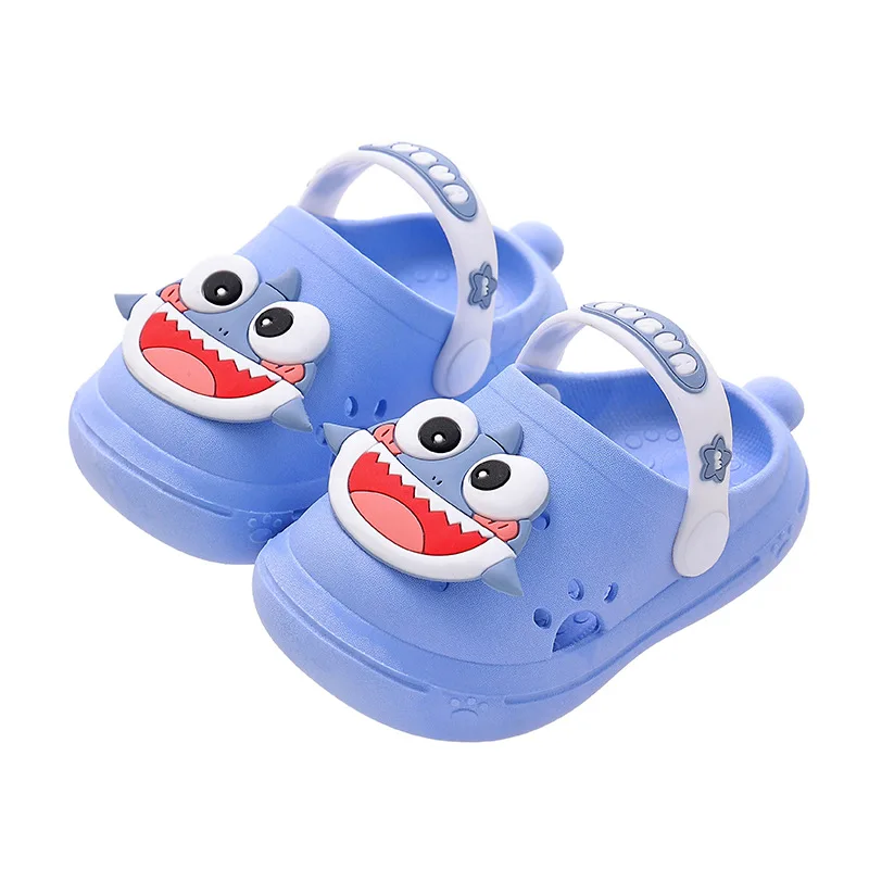 Children\'s Slippers Shark Summer Shoes Two-Styles Wear Baby Beach Bathroom Toddler Boys Girls Anti-slip Newborn Infant Sandals