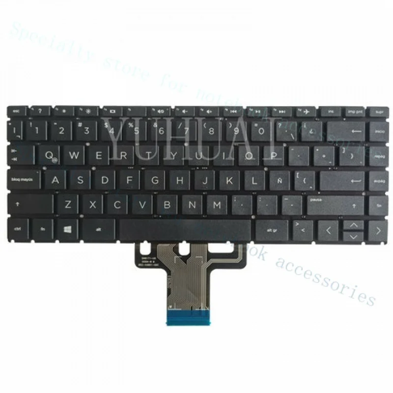 A++Latin Spanish Keyboard for HP Pavilion 240 245 246 G7 14-CM 14-CK 14-DH TPN-I131