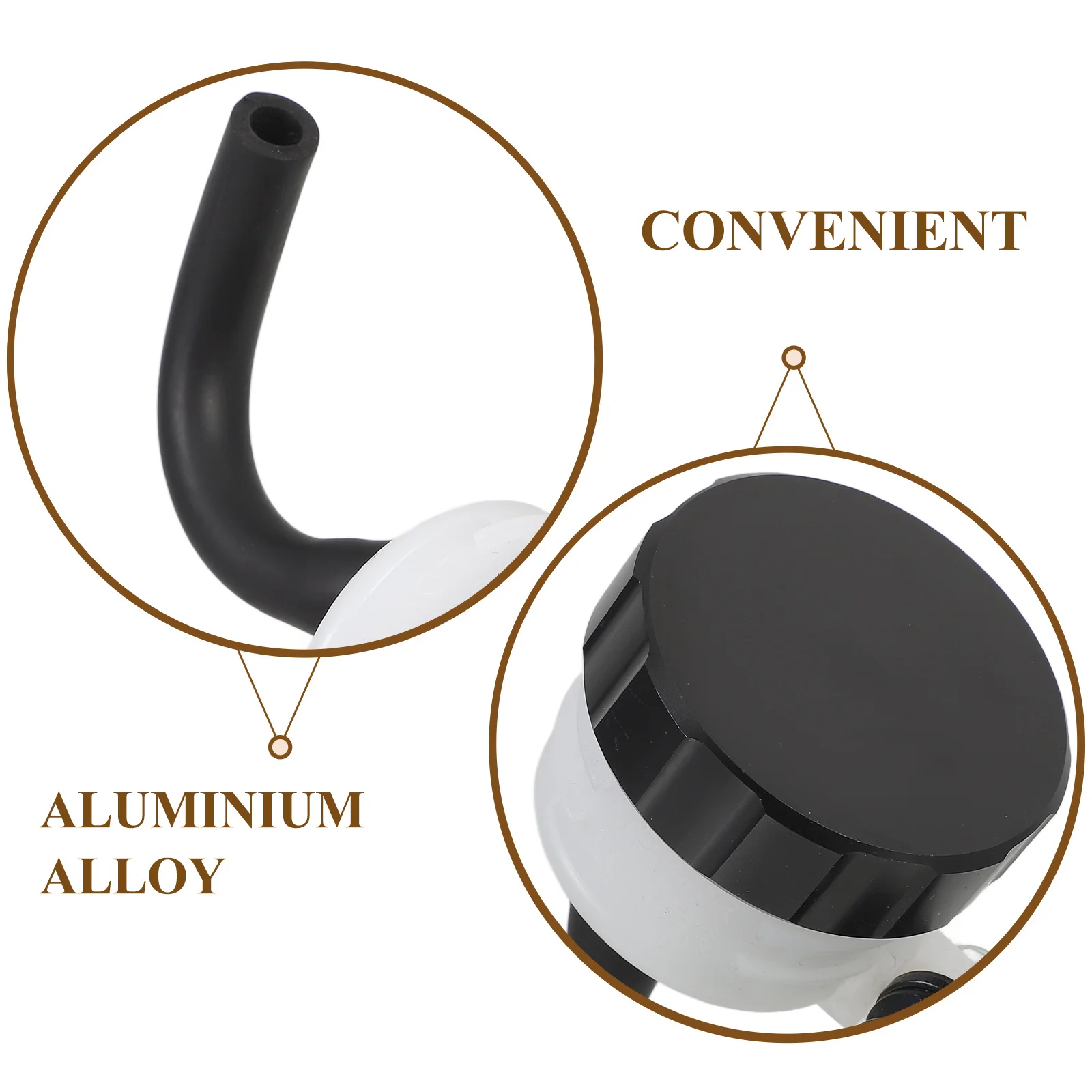 

Motorcycle Fluid Reservoir Durable Oil Tank Sturdy Brake System Accessory For Motorcycles Easy Installation Motorcycle Brake Oil