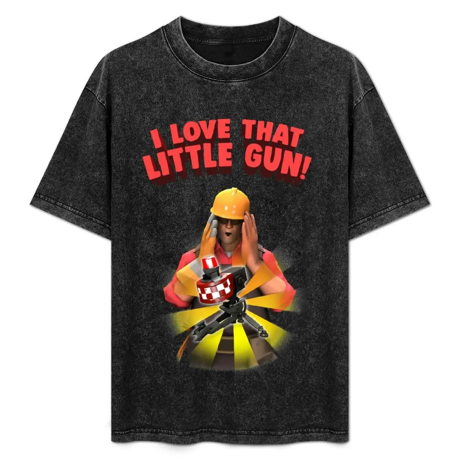

TF2 Engineer Mini Sentry T-Shirt Lightweight Casual Summer T-Shirt