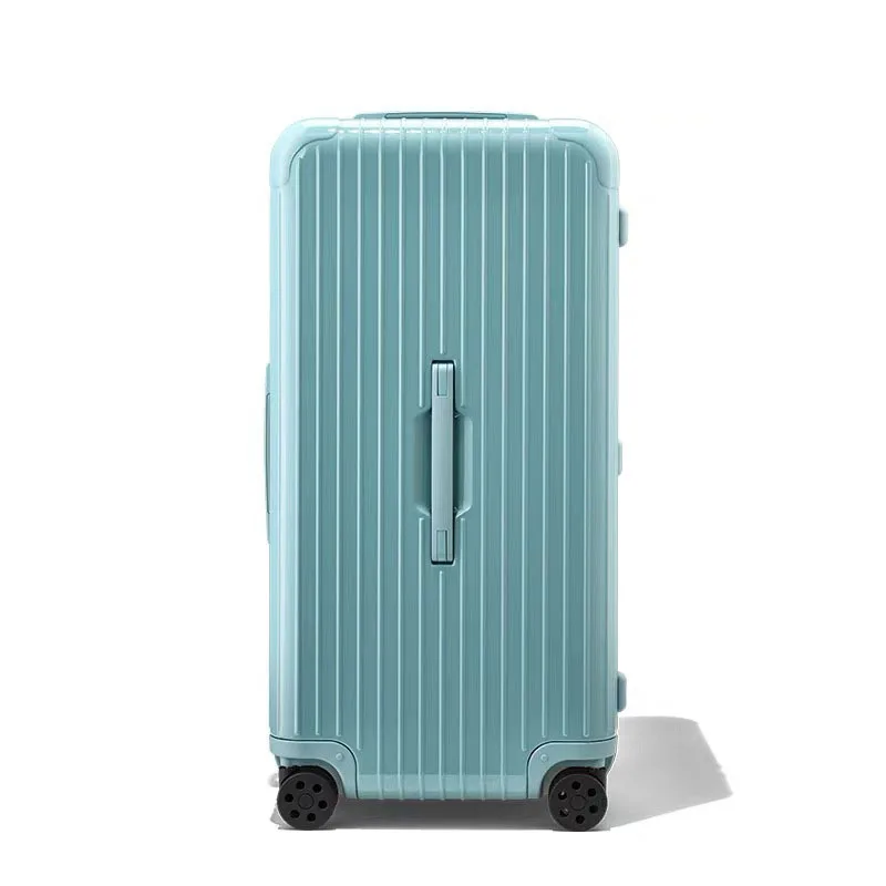 Valise avec mot de passe pour hommes et femmes, boîte à roulettes épaissie, roue universelle, super grande capacité, filet ins, rouge, 32 po