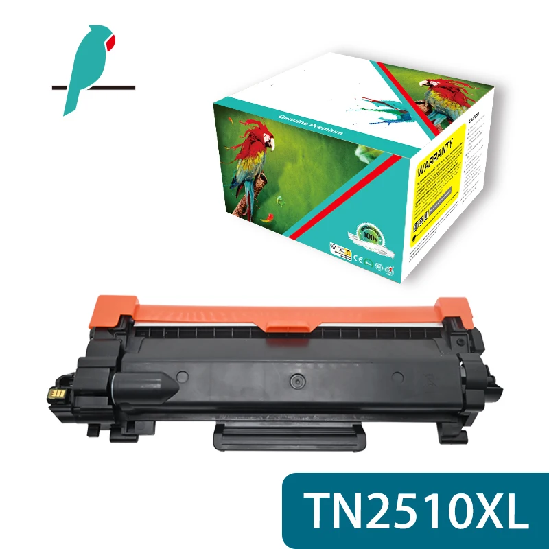 Cartucho de toner compatível para Brother, TN2510, 2510XL, TN-2510, L2400DW, L2627DWE, L2660DW, L2860DW, L2827DWXL, L2827DW, L2800DW, L2827DWE