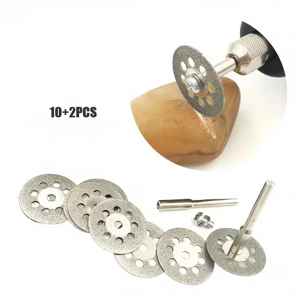 

12Pcs/set 22/25mm Hss Cutting Disc Circular Saw Blade Metal Cut Off Abrasive Tools For Dremel Rotary Tool cutting blade