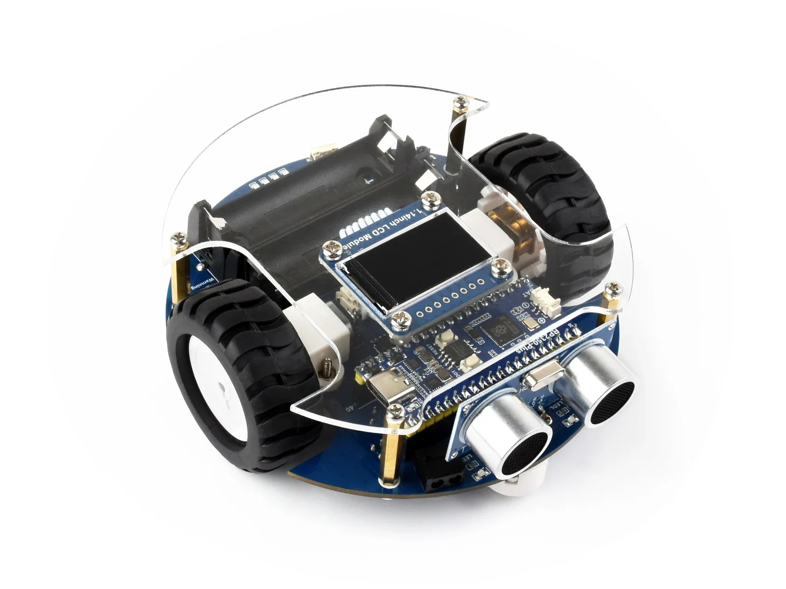 Waveshare Pico2 Go Mobile Robot,Support Self Driving Remote Control, Includes RP2350-Plus Control Board - Image 6