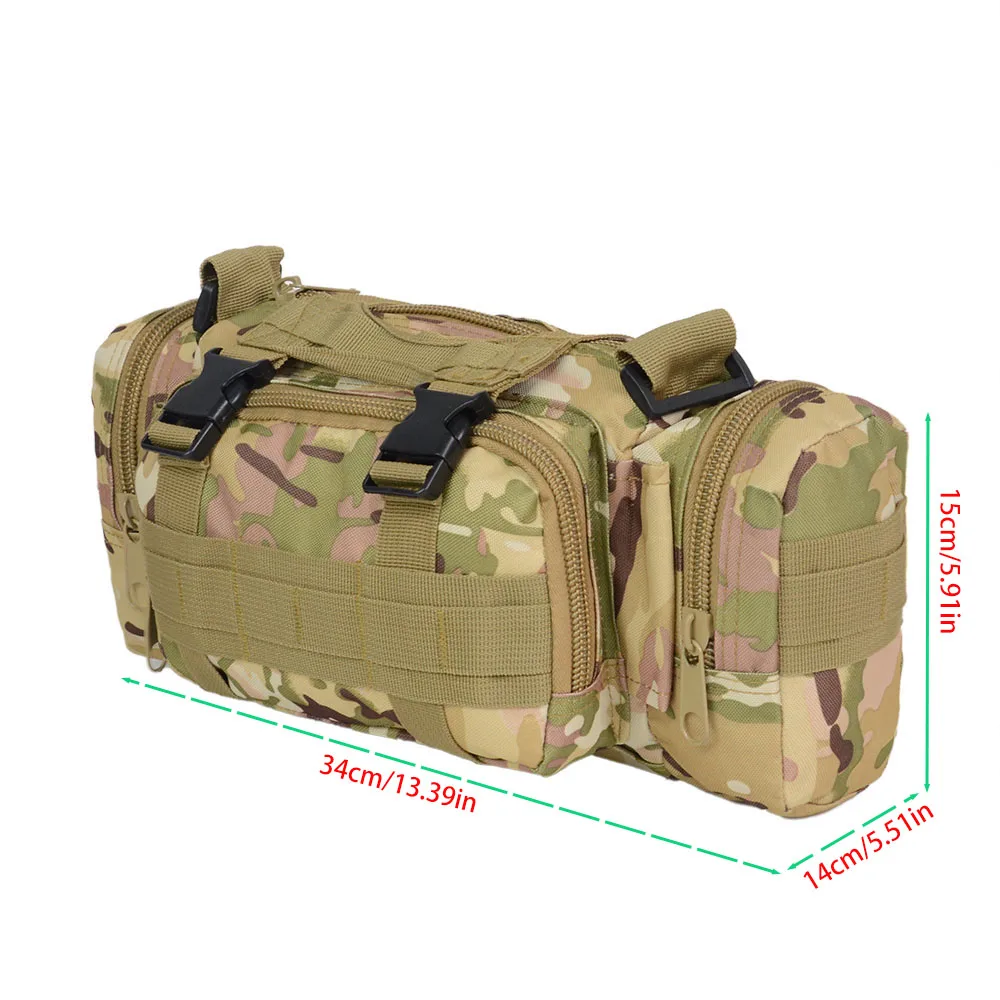Sports outdoor Camo riding photography Tactical Magic 3P Attack Fanny pack Multi-function outdoor shoulder bag