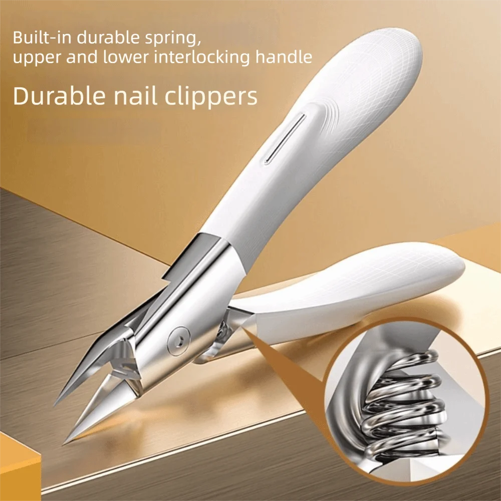 Oblique Angled Nail Clippers Ultra-sharp Stainless Steel Durable Nail Clipper Trim nails/Trim dead skin Ingrown Toenail Clipper