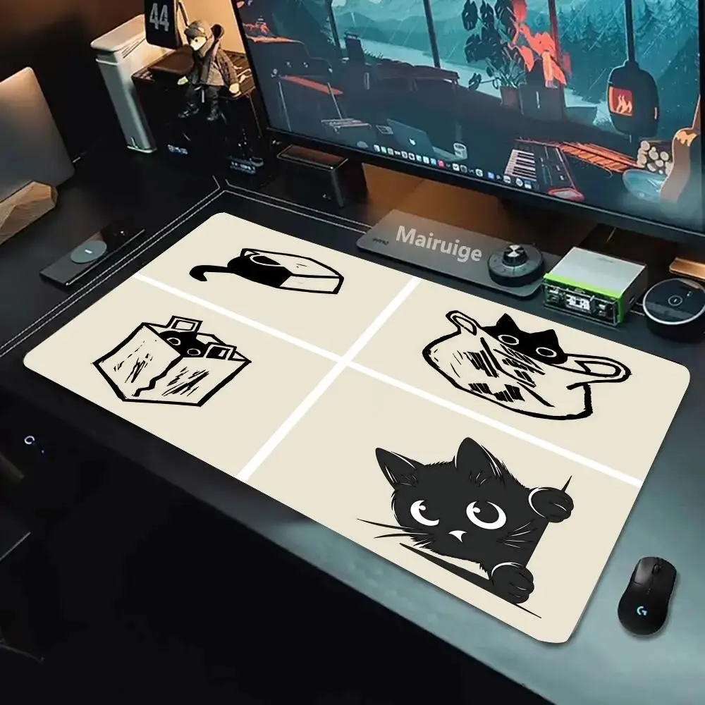 

Fun and creative cats Mouse Pad Gamer Office Accessories Pc Cabinet Games Desk Mat Computer Desks Keyboard Gaming Mats