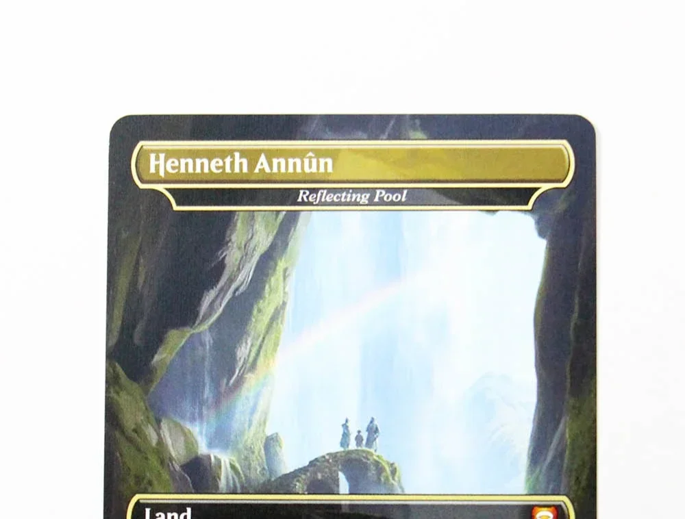 

(LTC) Henneth Annûn Holo/Foil TCG Magical Proxy Cards Game Black Top Quality Proxy Gathering Board Game Deck Trading Cards