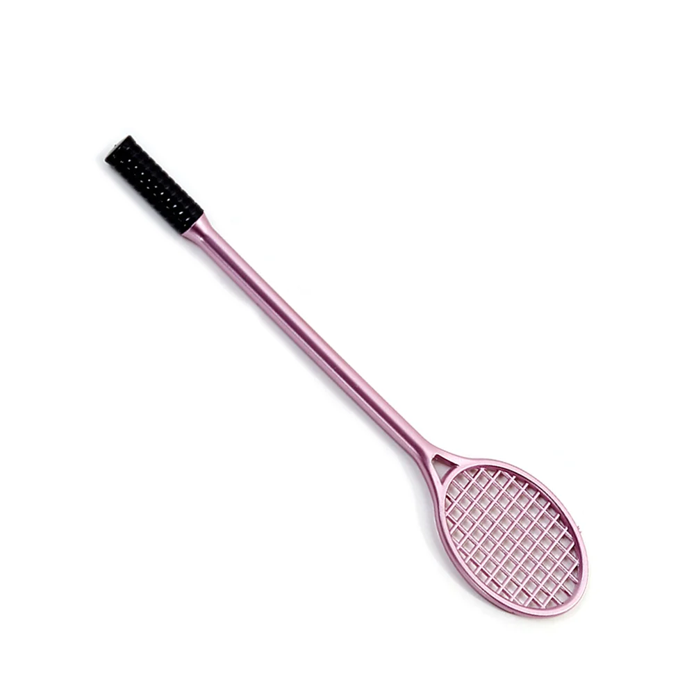 Signing Pen Tennis Racket Pens Badminton Balls School Supplies Gel for Kids Miss Black