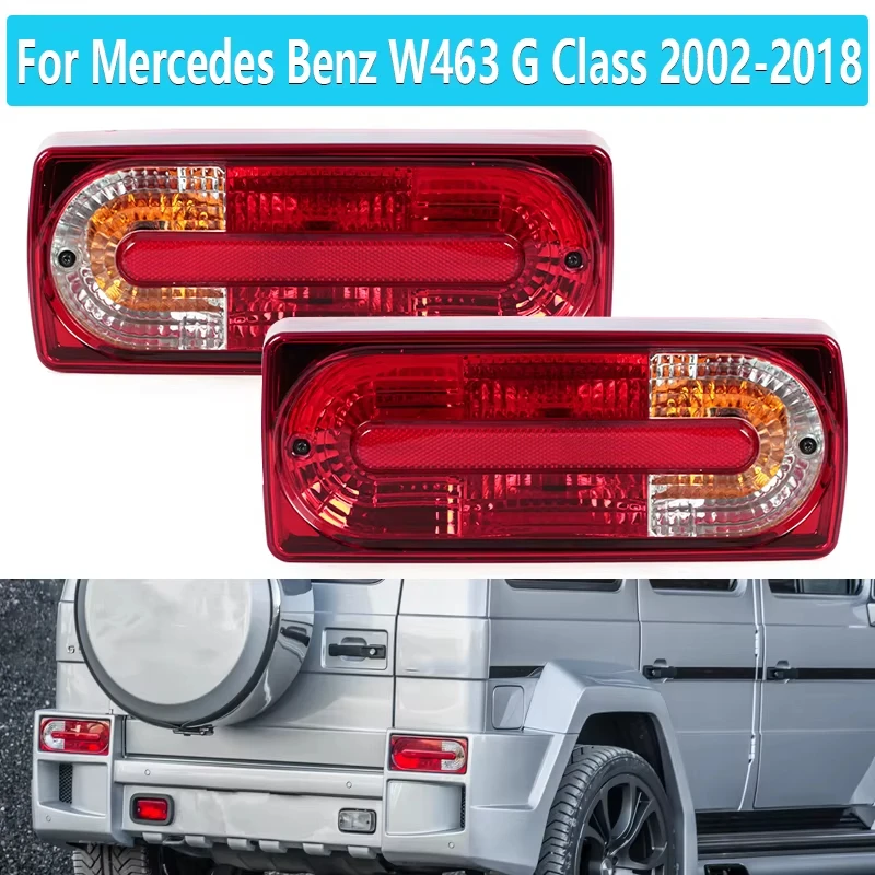 Tail Brake Lights For Mercedes Benz W463 G Class 2002-2018 Car Tail Brake Lights Rear Lights A4638201964 A4638202064