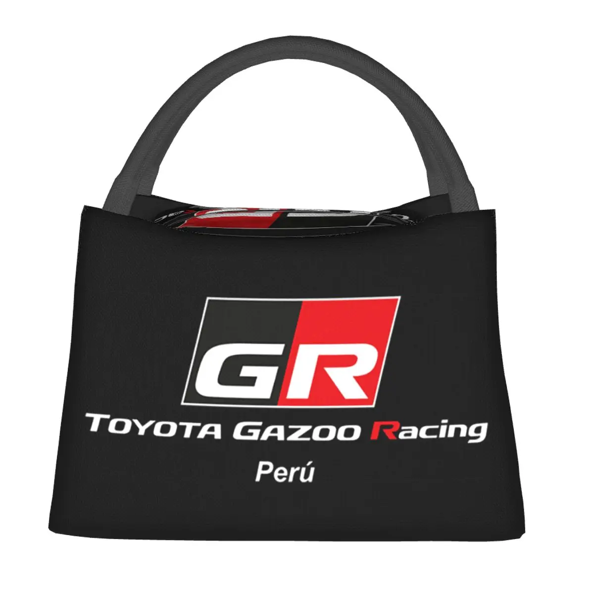 GR Logo Gazoo Racing GR Sport Lunch Bags Insulated Bento Box Portable Lunch Tote Picnic Bags for Woman Children Travel