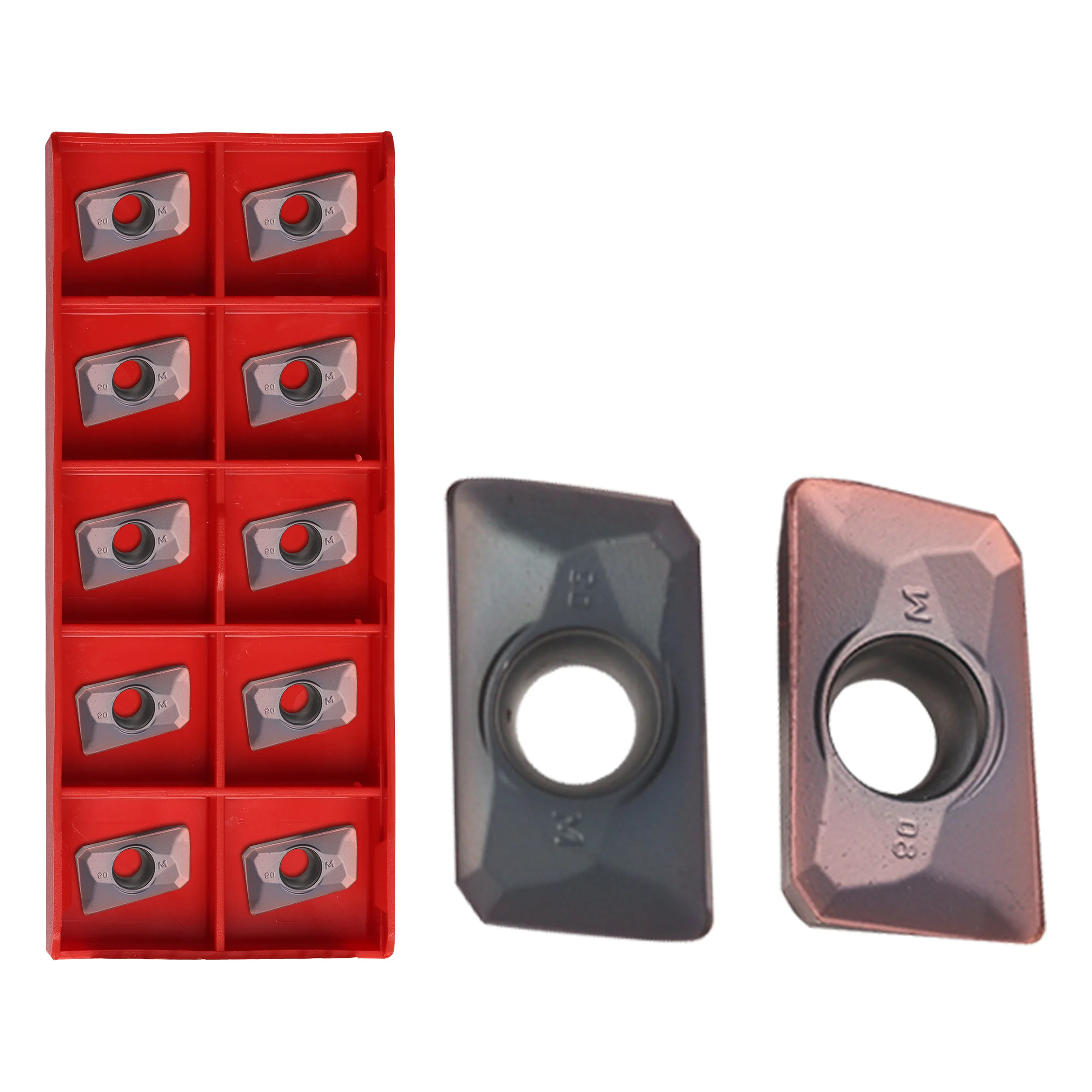 10pcs APMT1135 APMT160408PDER YBG202 APMT160408PDER YBG205  Milling Inserts CNC Metal Lathe Cutting Tool Carbide Turning Inserts