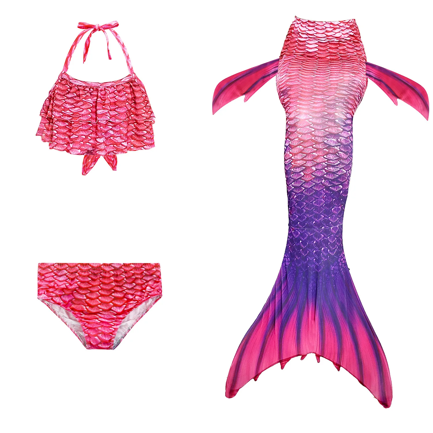 Mermaid Princess Cosplay Dreamy dress Costume Halloween for kid Mermaid tail girl mermaid swimsuit