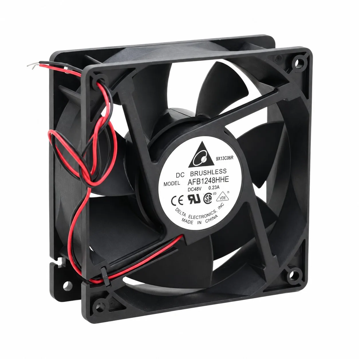 AFB1248HHE Cooling Fan 120x120x38mm 12038 48V 0.23A 2900RPM Dual Ball Bearing for DELTA