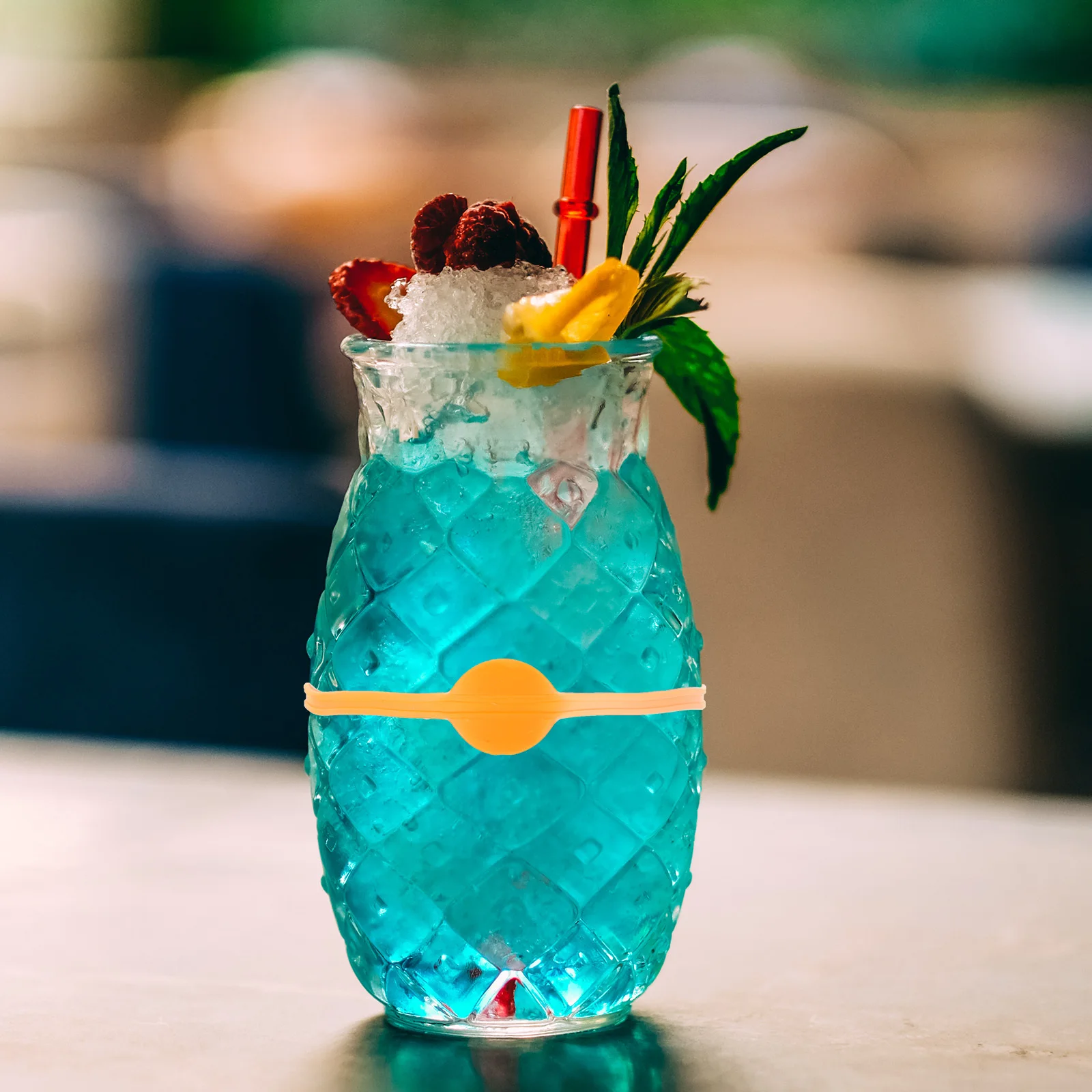 

24Pcs Silicone Wine Glass Markers Colorful Round Drink Identifiers for Party Wedding Bar Nightclub Ktv Cocktail