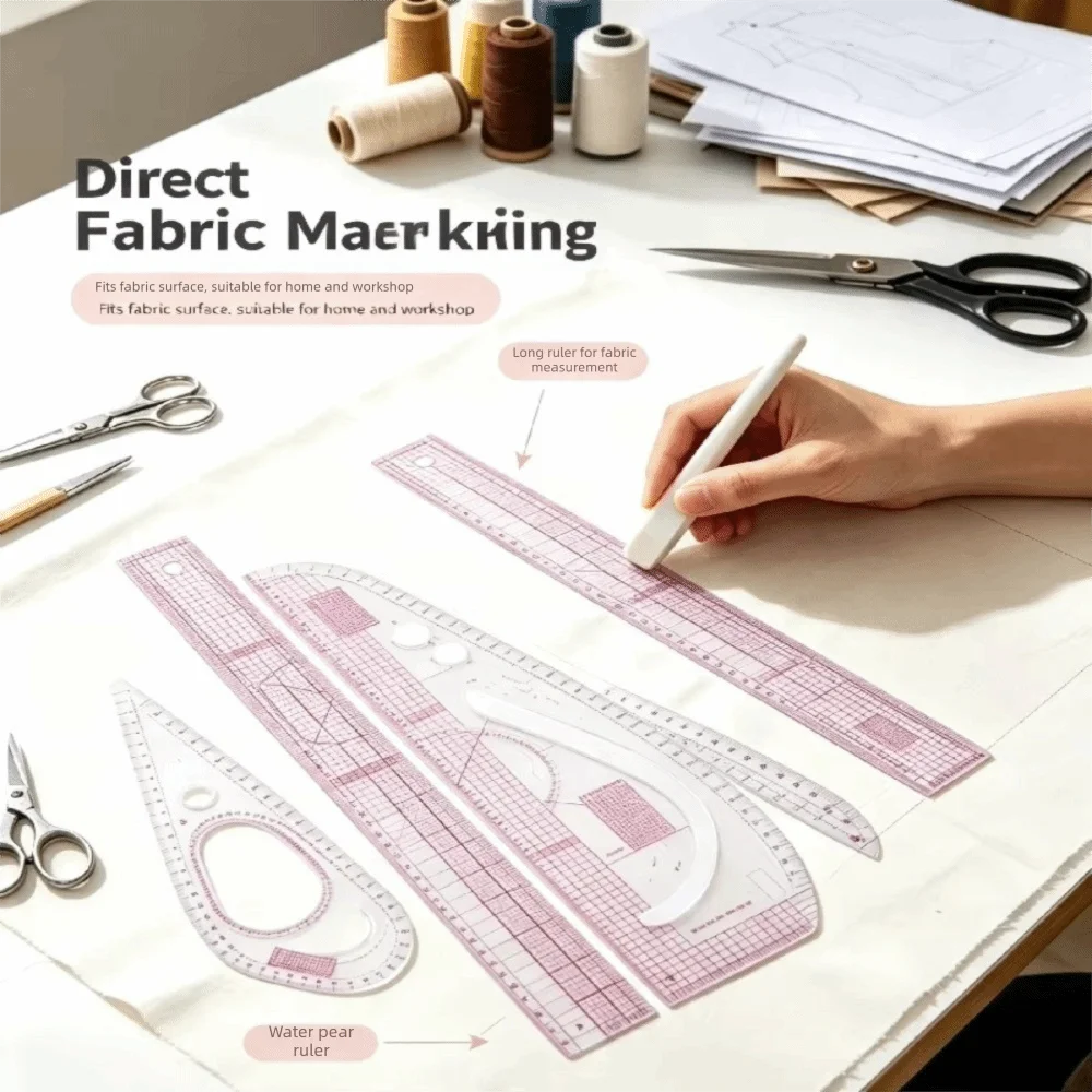 Flexible French Curve Ruler Clear Lines High Precision Sewing Ruler Complete Tools High Accuracy Dressmaking Ruler