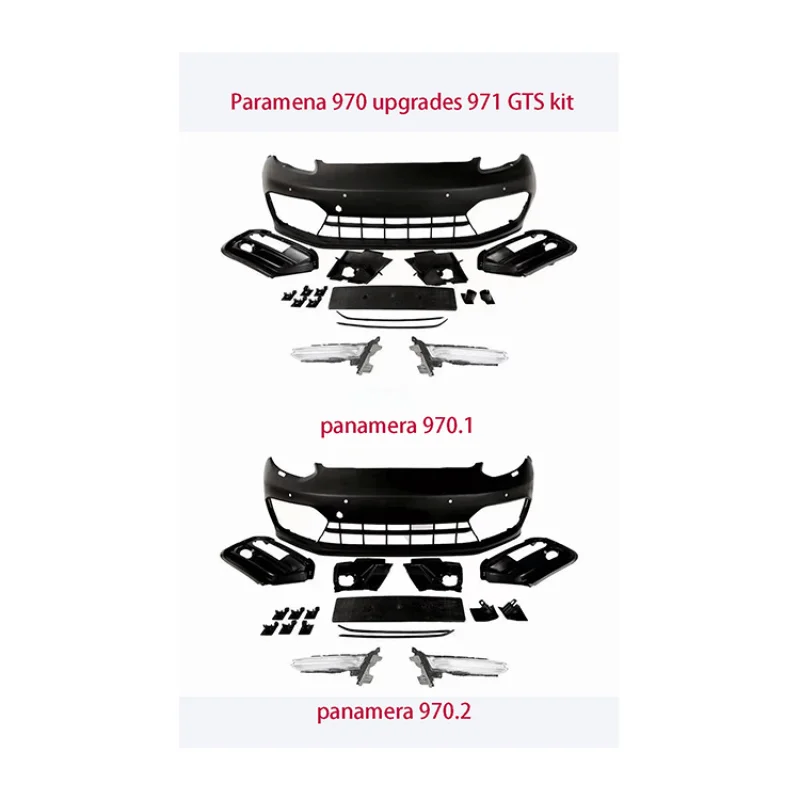 High Quality Wholesale Durable Car Facelift Body Kit Upgrade Front Bumper Body Parts Surround For Paramela 970